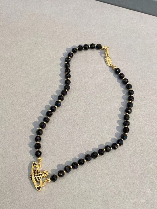 Vivienne Westwood Jewelry - Vivienne Westwood Black & Gold Choker